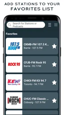 Radio Canada Radio Player App android App screenshot 2